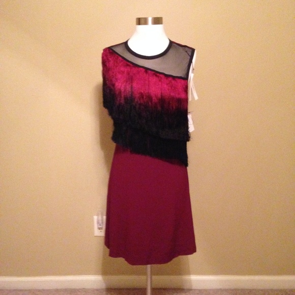 Sandro Dresses & Skirts - Sandro Ringo Fringe Dress Size 2 NWT